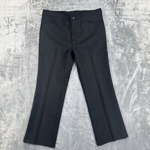 New Wrangler 82BK Ranch Western Pants Men's Size 38x30 Black Pants